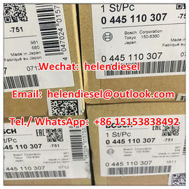 China Genuine and New BOSCH injector 0445110307 , 0 445 110 307 , 6271-11-3100 , 6271113100 KOMATSU original and brand new supplier